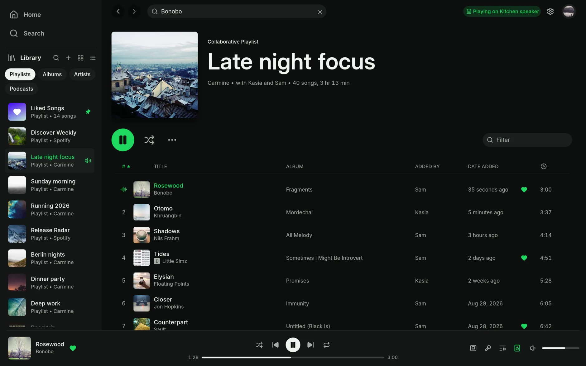A playlist